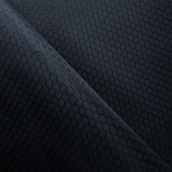 Ткань Оксфорд 300D PU Рип-Стоп СОТЫ, цвет Черный (на отрез)  в Тамбове