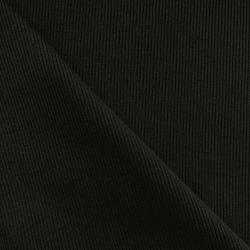 Ткань Кашкорсе, 420гм/2, 110см, цвет Черный (на отрез) в Тамбове