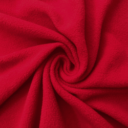 Флис Односторонний 130 гр/м2, цвет Красный (на отрез)  в Тамбове