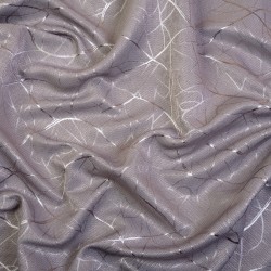 Ткань Блэкаут для штор светозатемняющая 75% (Ширина 280см) &quot;Ледовое тиснение цвет Серый&quot; (на отрез) в Тамбове