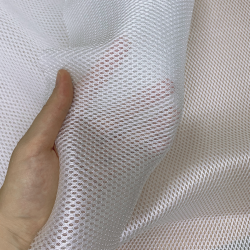 Сетка 3D трехслойная Air mesh 160 гр/м2 (Ширина 150см), цвет Белый (на отрез) в Тамбове