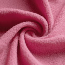 Флис Односторонний 130 гр/м2, цвет Розовый (на отрез)  в Тамбове