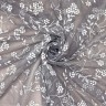 Ткань Тюль "Романтика" (серый Омбре), на отрез