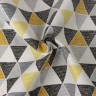 Интерьерная ткань Дак (DUCK), принт "Малые Треугольники" (на отрез)