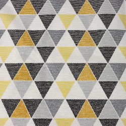 Интерьерная ткань Дак (DUCK) (ширина 1,8м), принт &quot;Малые Треугольники&quot; (на отрез) в Тамбове