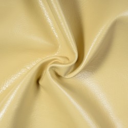 Ткань Дерматин (Кожзам) для мебели (Ширина 138см), цвет Кремовый (на отрез) в Тамбове
