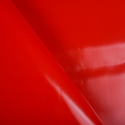 Ткань ПВХ 450 гр/м2, Красный (на отрез)  в Тамбове
