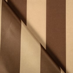 Ткань Oxford 300D PU (Ширина 1,48м), Бежево-Коричневая полоса (на отрез) в Тамбове