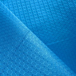 Ткань Oxford 300D PU Рип-Стоп СОТЫ, цвет Голубой (на отрез) в Тамбове