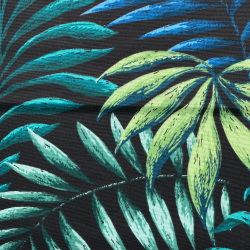 Интерьерная ткань Дак (DUCK), принт &quot;Тропические листья&quot; (на отрез)  в Тамбове