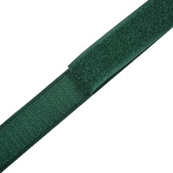 Контактная лента 25мм цвет Зелёный (велькро-липучка, на отрез)  в Тамбове
