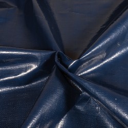 Тентовое полотно Тарпаулин 180 г/м2 (Ширина 2м), цвет Темно-Синий (на отрез) в Тамбове